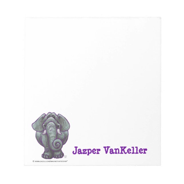 Elephant Stationery Notizblock (Vorderseite)