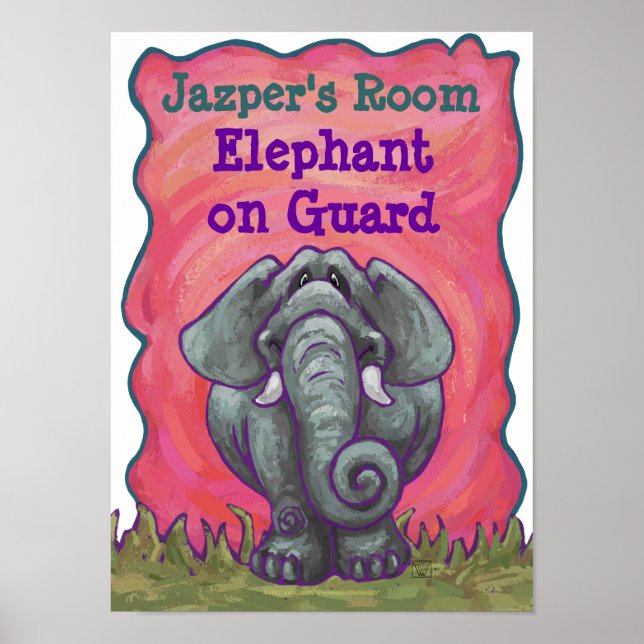 Elephant Stationery Poster (Vorne)