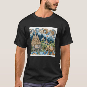 Elephant Sticker T-Shirt