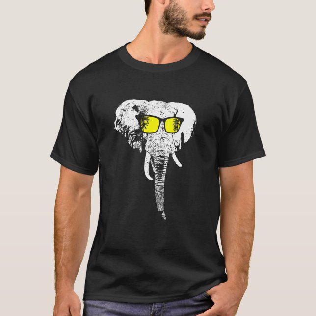 Elephant sungbrille Party Elefant Liebe Elefant l T-Shirt (Vorderseite)