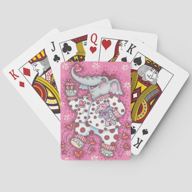 Elephant Sweetheart STANDARD PLAYCARDS Poker Spielkarten (Rückseite)