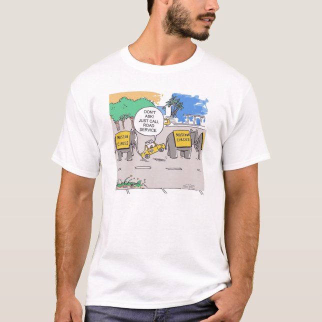 Elephant Taxi Line Shirt (Vorderseite)