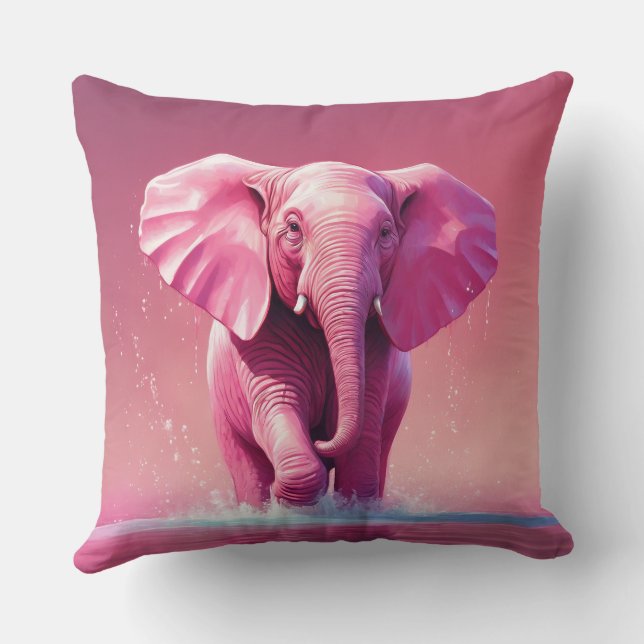 Elephant Throw Kissen (Rückseite)