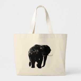 Elephant Tote Bag Jumbo Stoffbeutel