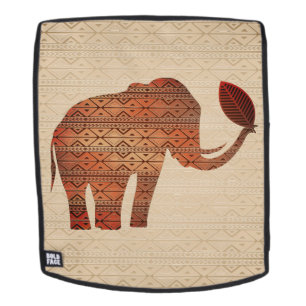 Elephant Tribal Art Design Rucksack