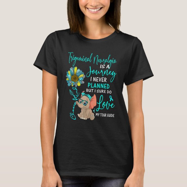 Elephant Trigeminal Neuralgie ist eine Reise, die  T-Shirt (Vorderseite)