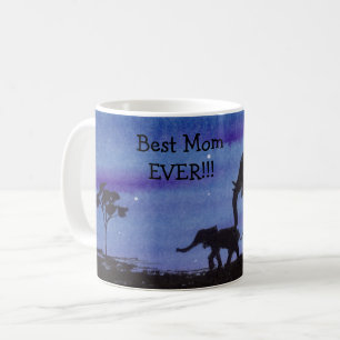 Elephant und Baby Kaffeetasse