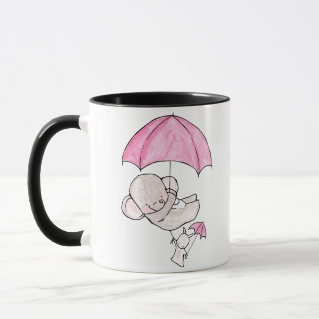 Elephant und Bunny Coffee Mugs Tasse (Links)