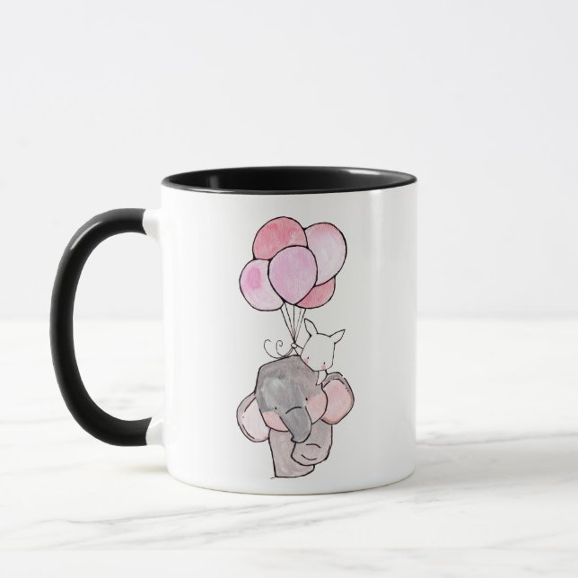 Elephant und Bunny Coffee Mugs Tasse (Links)