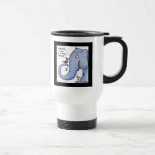 Elephant und Woodpecker-Missverständnis Reisebecher