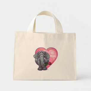 Elephant Valentine's Day Mini Stoffbeutel