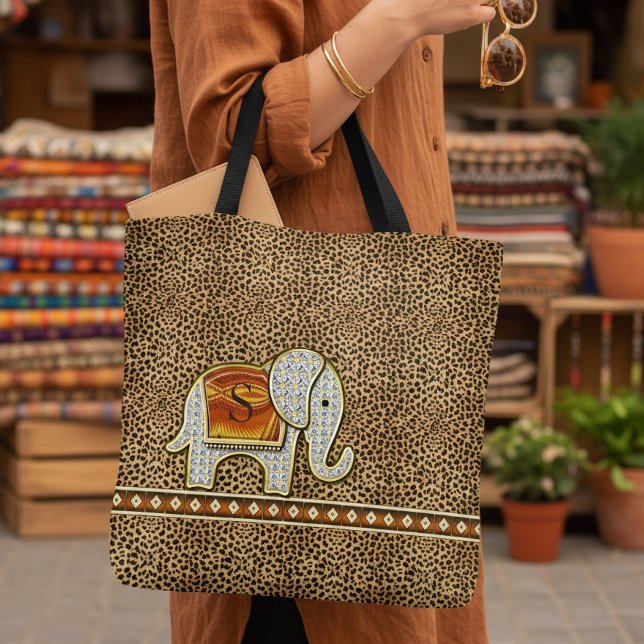 Elephant Walk Monogram Cheetah ID390 Tasche (Von Creator hochgeladen)