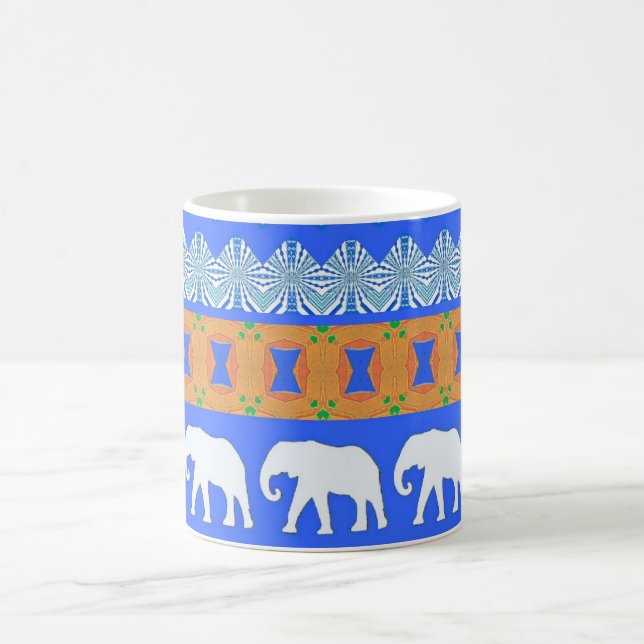 Elephant Walk Muster Kaffeetasse (Mittel)