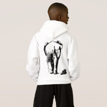 Elephant Walk T - Shirt Hoodie