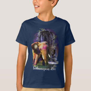 Elephant Waterfall Indianapolis Zoo T-Shirt