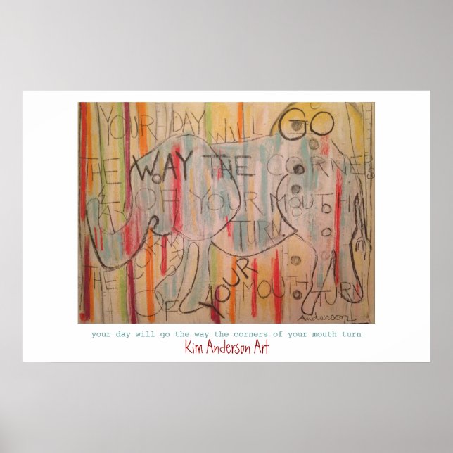 Elephant Wisdom Poster (Vorne)