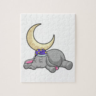 Elephant with Moon
