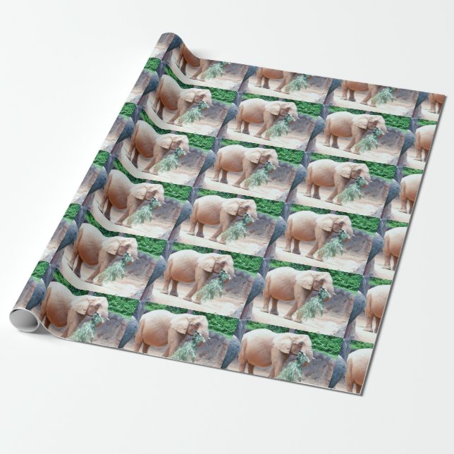 Elephant Wrapping Paper Geschenkpapier (Ungerollt)