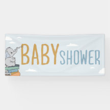 Elephant Zeichnete etwas Baby Dusche Elefant Niedl