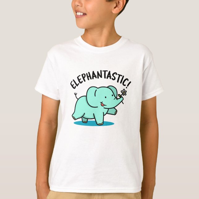 Elephantastischer, lustiger Elefantenpuff T-Shirt (Vorderseite)