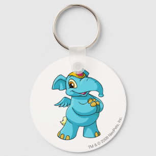 Elephante Blau Schlüsselanhänger