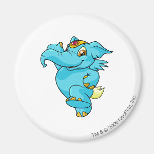 Elephante Blue Magnet