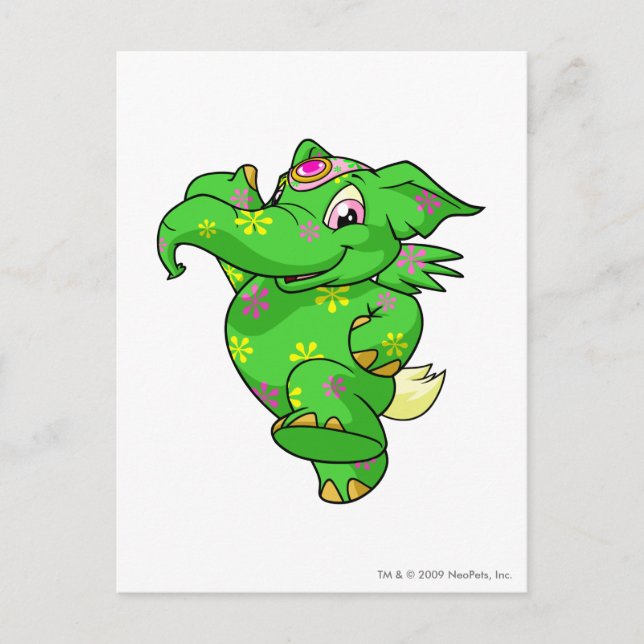 Elephante Disco Postkarte (Vorderseite)