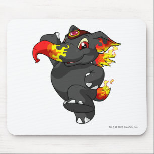 Elephante Feuer Mousepad