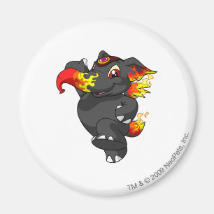 Elephante Fire Magnet