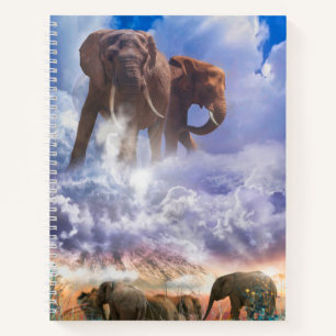 ELEPHANTE GEBIETE DES Kilimanjaro Notizbuch