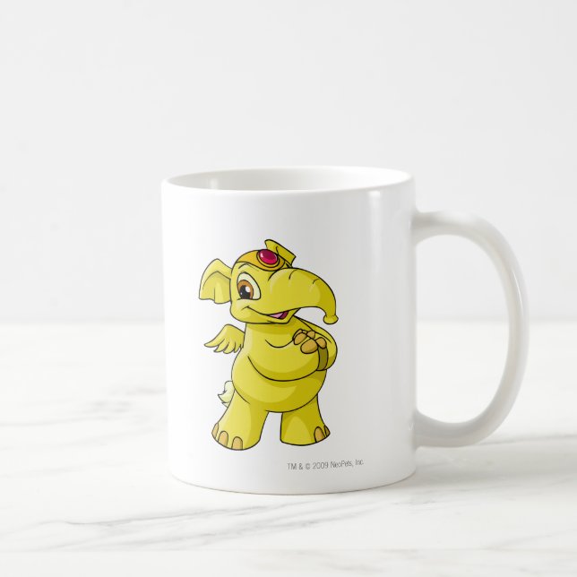 Elephante Gelb Kaffeetasse (Rechts)