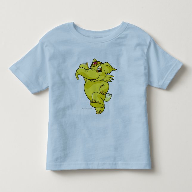 Elephante Gelb Kleinkind T-shirt (Vorderseite)