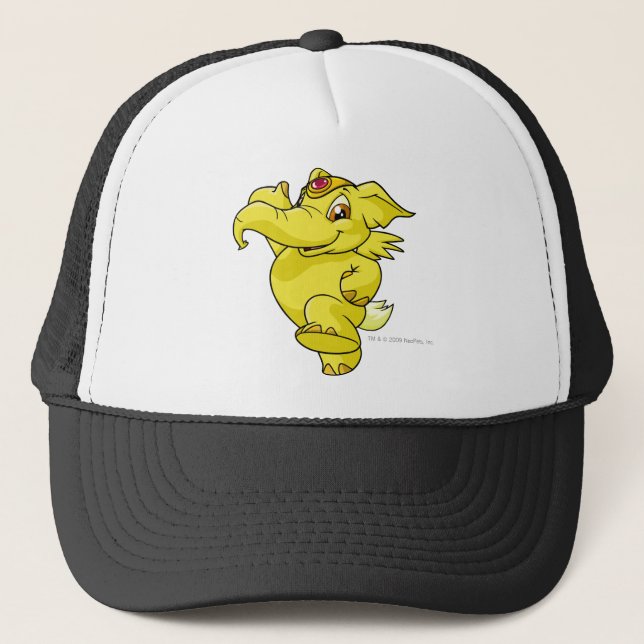 Elephante Gelb Truckerkappe (Vorderseite)
