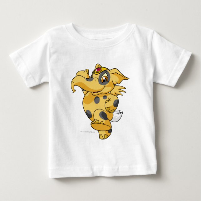 Elephante Gepunktet Baby T-shirt (Vorderseite)