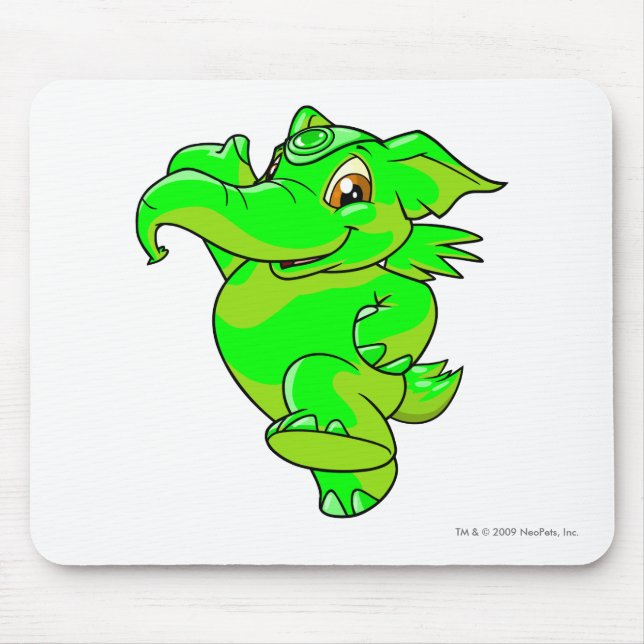 Elephante Glühen Mousepad (Vorne)