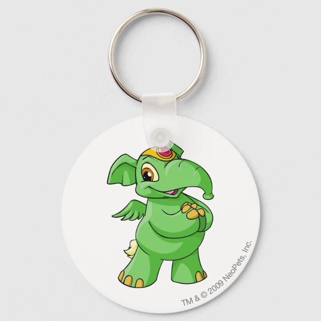 Elephante Green Schlüsselanhänger (Vorderseite)