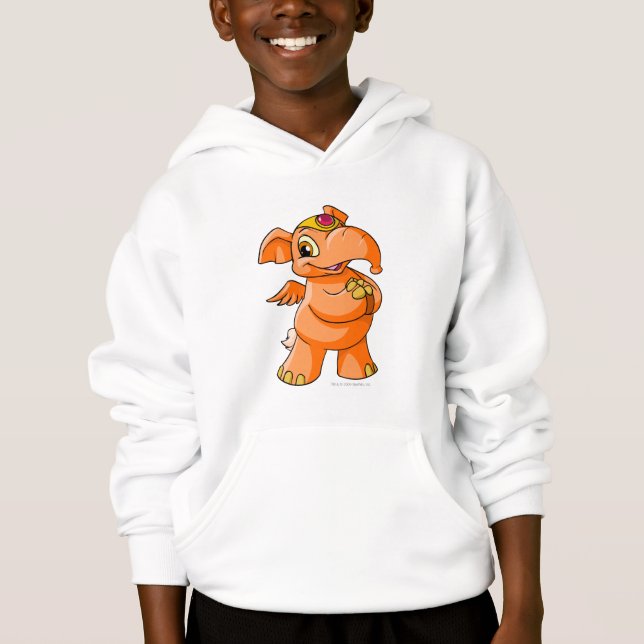 Elephante Orange Hoodie (Vorderseite)