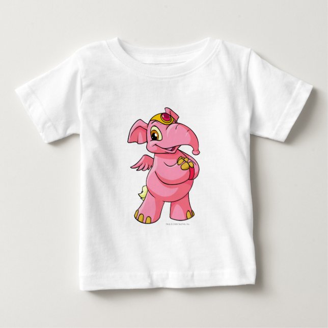 Elephante Pink Baby T-shirt (Vorderseite)