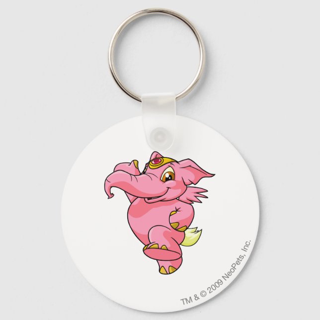 Elephante Pink Schlüsselanhänger (Vorderseite)