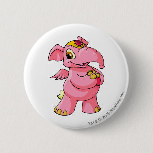 Elephante Rosa Button