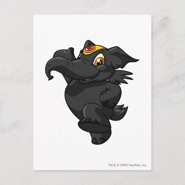 Elephante Shadow Postkarte (Vorderseite)