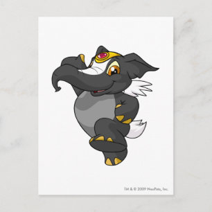 Elephante Skunk Postkarte