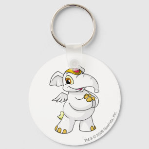 Elephante Weiß Schlüsselanhänger