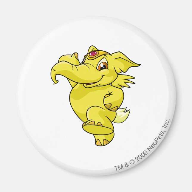 Elephante Yellow Magnet (Vorne)