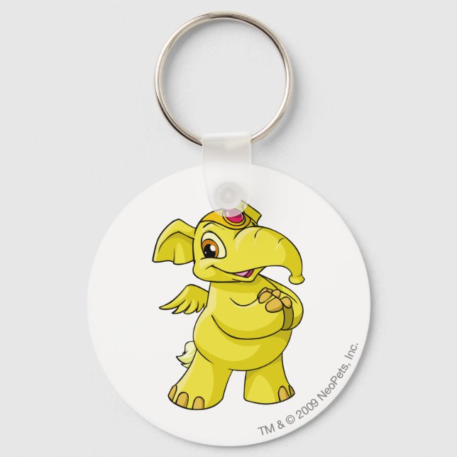 Elephante Yellow Schlüsselanhänger (Vorderseite)