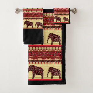 Éléphants africains sans couture de conception