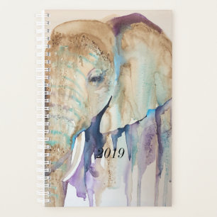 Eléphants aquarelle