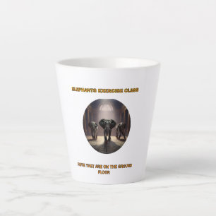 Elephants Dance Class Milchtasse