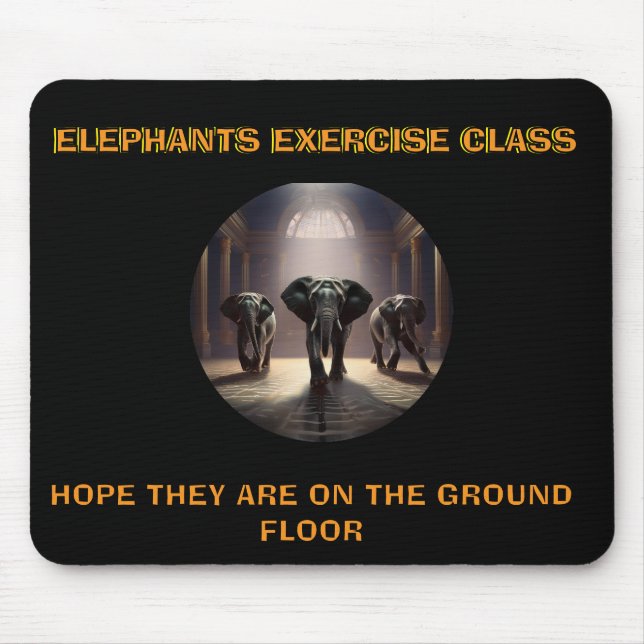 Elephants Dance Class Mousepad (Vorne)