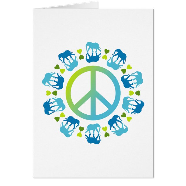 Eléphants et paix (Devant)